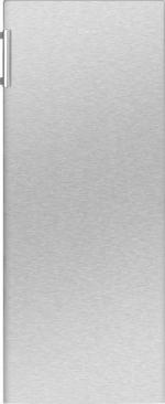 Bomann VS 7316.1 IX Vollraumkühlschrank, 55 cm breit, 242 Liter, Abtauteilautomatik, LED Innenraumbeleuchtung, Stufenlose Temperaturregelung, Edelstahloptik (733169)