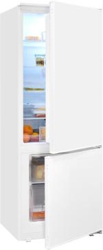 ARDEBO.de Exquisit EKGC225-40-E-080E Einbau Kühl-Gefrierkombination, Nischenhöhe 144 cm, 262 L, Schlepptür, weiß