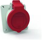 ARDEBO.de Bals Anbausteckdose INNOLINQ, 16A, 5p, 400V, 6h, IP54, mit Neigung, rot (127571)