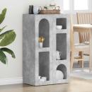 ARDEBO.de - Sideboard Beton Grau 59 x 35 x 100,5 cm Holzwerkstoff
