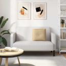 Rückenkissen Grau-Grün 50 x 45 cm Cordstoff