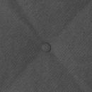 Rückenkissen Dunkelgrau 160 x 50 cm Cordstoff