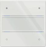 ARDEBO.de Theben iON 104 KNX G WH Glas-Tastsensor 4-fach, integriertem Temperatursensor, Data Secure, weiß (4969284)
