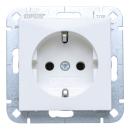 ARDEBO.de - OPUS 55 Schutzkontaktsteckdose polarweiß