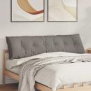 ARDEBO.de - Rückenkissen Taupe 180 x 19 x 50 cm Stoff