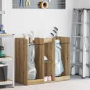 ARDEBO.de - Golf Schrank Uni Artisan-Eiche 102 x 45 x 85,5 cm