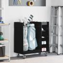 ARDEBO.de - Golf Schrank Mit Rad Uni Schwarz Eichen-Optik 65 x 45 x 98 cm