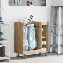 ARDEBO.de - Golf Schrank Mit Rad Uni Artisan-Eiche 65 x 45 x 98 cm