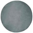 ARDEBO.de - Kunstfell Hasen Teppich Olite Anthrazit Ø 80 cm Polyester