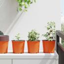 ARDEBO.de - Blumentopf 100 pcs Keramik Ø 15 x 12,5 cm Kunststoff