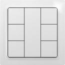 ARDEBO.de Eltako F6T55EB-wg Funk-6-Kanal-Taster, reinweiß, glänzend (30055695)