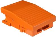 ARDEBO.de Schneider Electric XPER110 Fußschalter, Harmony XPE, einfach, Metall, 1-stufig, 1Ö+1S, IP66, orange
