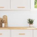 ARDEBO.de - Dekorative Aufkleber 50 pcs Weiß 30 x 30 x 0,8 cm