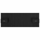 Kopfteil mit Schrank 3 pcs Schwarz Eichen-Optik Holzwerkstoff