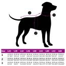 Hundemantel mit Geschirr Lila 2XL Fleece und Polyester