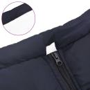 Hundemantel mit Geschirr Marineblau 3XL Fleece und Polyester