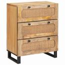 ARDEBO.de - Sideboard Braun 60 x 33,5 x 75 cm Massivholz Mango