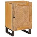 ARDEBO.de - Badezimmerschrank Braun 38 x 33 x 58 cm Massivholz Mango