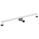 ARDEBO.de - 360° Duschablauf mit slim Modell Silber 90 cm Edelstahl 304