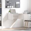 ARDEBO.de - Wandtisch Wandmontiert Weiß 60 x 45 x 30 cm Holzwerkstoff