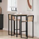 ARDEBO.de - Bartisch Natur 60 x 60 x 105 cm Massives Kiefernholz