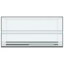 Reptilien- und Amphibienhabitate Weiß 80 x 40 x 40 cm Glas