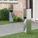 ARDEBO.de - Solar LED Wegeleuchte 2 pcs Galvanisiert Galvanisiert