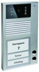 ARDEBO.de TCS AVC11020-0010 Video color, Außenstation, AVC, 2 Tasten, AP, silber