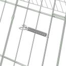 Hühnerkäfig Silber 430 x 100 x 85 cm Verzinkter Stahl
