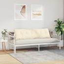 Rückenkissen Creme 180 x 50 cm Cordstoff