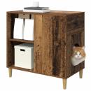Katzenhaus Altholz 72 x 42,5 x 70 cm Holzwerkstoff