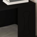 Hundehütte Schwarz 44 x 42 x 49 cm Holzwerkstoff