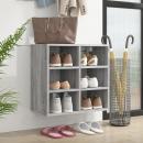 Schuhregal Grau Sonoma 52,5x30x50 cm