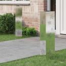 ARDEBO.de - Solar LED Weg Licht 2 pcs Edelstahl Edelstahl