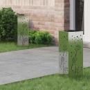 ARDEBO.de - Solar LED Weg Licht 2 pcs Galvanisiert Galvanisiert