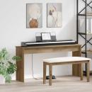 ARDEBO.de - Klavierständer Artisan-Eiche 130 x 32 x 64 cm Holzwerkstoff