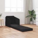 ARDEBO.de - Klappsofa Bett Schwarz 65 x 80 x 83 cm Samt