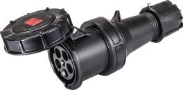 ARDEBO.de - CEE-KPL. 63A,5p.6h,400V, IP67 schwarz