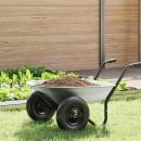 ARDEBO.de - Ersatzschaufel für Schubkarre Silber 90 x 63 x 28 cm Stahl