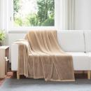 ARDEBO.de - Überwurfdecke Kamel 150 x 200 cm Fleece