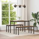 ARDEBO.de - Bank Altholz 110 x 35 x 45 cm Holzwerkstoff