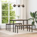 ARDEBO.de - Bank Kunsthandwerk Eiche 110 x 35 x 45 cm Holzwerkstoff