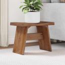 ARDEBO.de - Hocker Natur 40 x 25 x 31 cm Mahagoni Holz