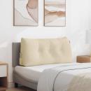ARDEBO.de - Rücken Kissen Creme 100 x 24 x 50 cm Stoff