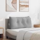 ARDEBO.de - Rücken Kissen Wolkengrau 100 x 24 x 50 cm Stoff