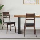 ARDEBO.de - Esszimmerstühle 2 pcs Hellbraun 43 x 54 x 89 cm