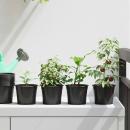 ARDEBO.de - Blumentopf 200 pcs Schwarz Ø 15 x 12,5 cm Kunststoff