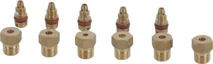 ARDEBO.de Bosch Siemens 00628541 Düsensatz Flüssiggas, NOZZLE SET G30/50mb. DEFENDI IH5