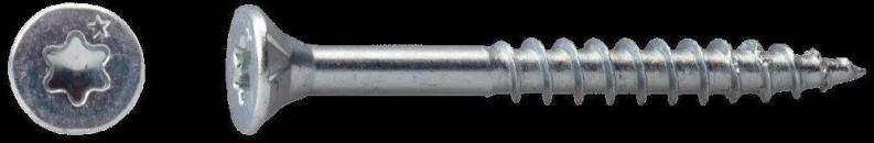 ARDEBO.de Joseph Dresselhaus 1124/001/023x35 JD Plus Universalschrauben, I-Stern, Senkkopf, Teilgewinde, 3x35mm