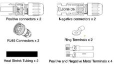ARDEBO.de Anker SOLIX Kabelset für eine zweite Batteriesäule, Stecker, Kupplung, Verbinder (10834)
